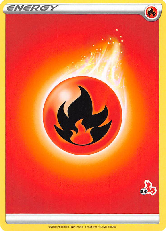 Energía de fuego (sello de Cinderace n.° 24) [Battle Academy 2022] 
