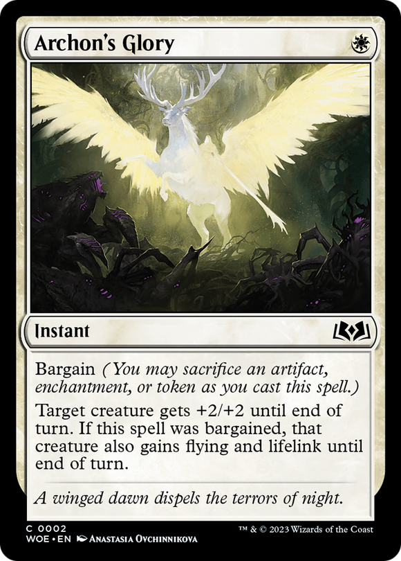 Gloria del Arconte [Tierras salvajes de Eldraine] 