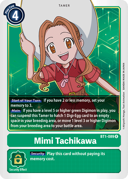 Mimi Tachikawa [BT1-089] [Lanzamiento de la versión especial Booster 1.0] 