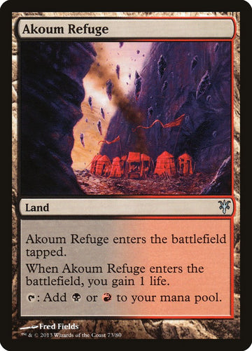Akoum Refuge [Duel Decks: Sorin vs. Tibalt] - 0