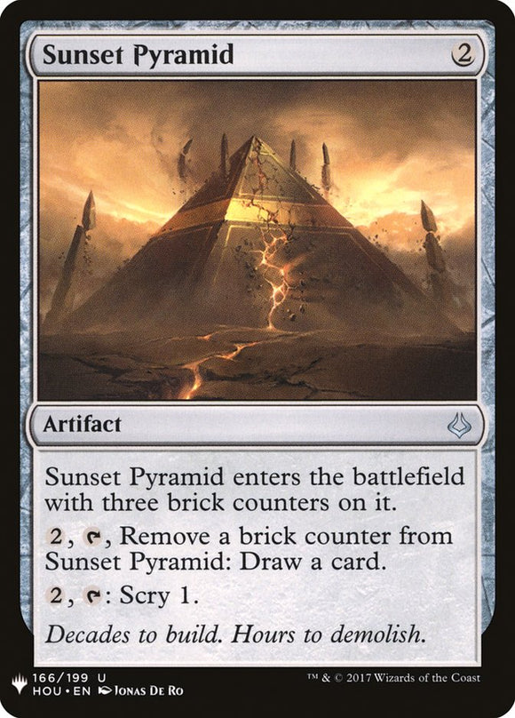 Pirámide del atardecer [Mystery Booster] 