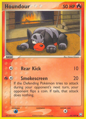 Houndour (59/109) [EX: El Equipo Rocket regresa] 