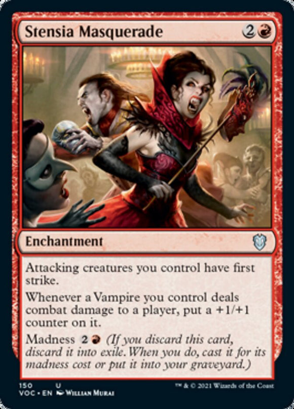 Mascarada de Stensia [Innistrad: Comandante del voto carmesí] 
