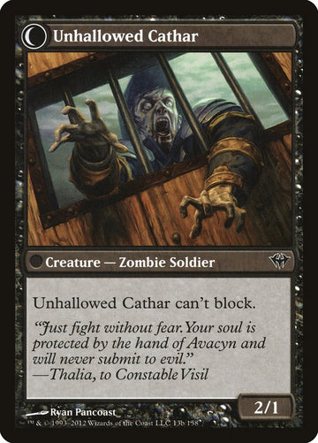 Loyal Cathar // Unhallowed Cathar [Dark Ascension] - 0