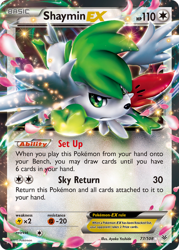 Shaymin EX (77/108) [XY: Cielos rugientes] 