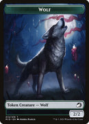 Wolf (013) // Clue (016) Double-Sided Token [Challenger Decks 2022 Tokens]-1