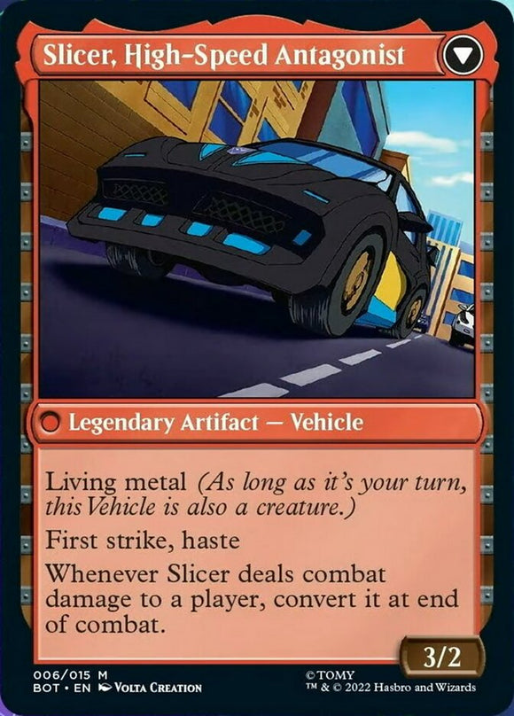 Slicer, músculo a sueldo // Slicer, antagonista de alta velocidad [Transformers] 