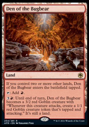 La guarida del Bugbear (paquete promocional) [Promociones de Dungeons &amp; Dragons: Adventures in the Forgotten Realms] 