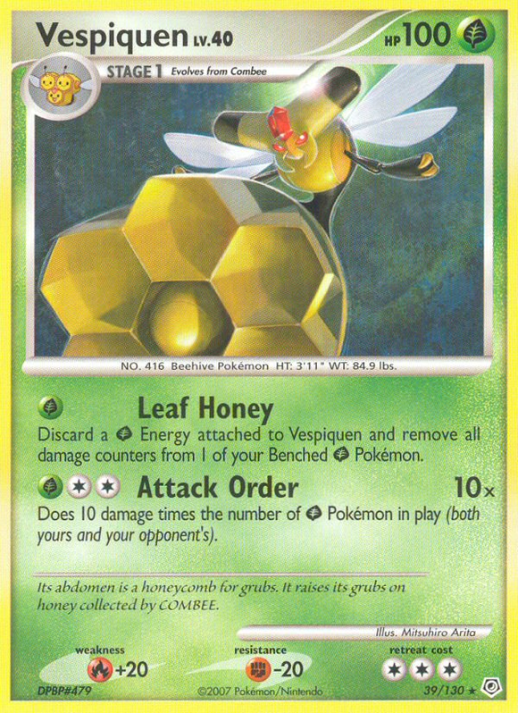 Vespiquen (39/130) [Diamante y perla: conjunto básico] 