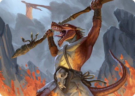Tarjeta de arte de Kobold [Serie de arte de Dungeons &amp; Dragons: Adventures in the Forgotten Realms] 