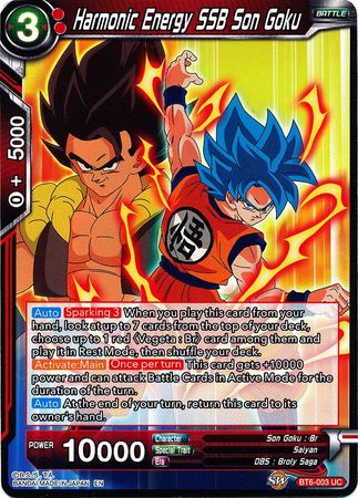 Energía Armónica SSB Son Goku (BT6-003) [Reyes Destructores] 