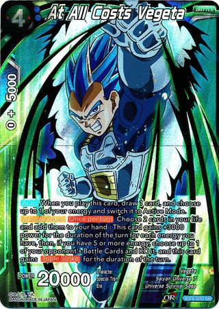 A toda costa Vegeta (BT4-030) [Guerra Colosal] 