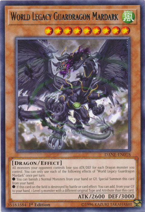 Legado mundial Guardragon Mardark [DANE-EN018] Raro 