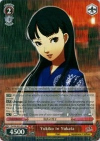 Yukiko en Yukata (P4/ES-S01-051 RR) [Persona 4 ver.E] 