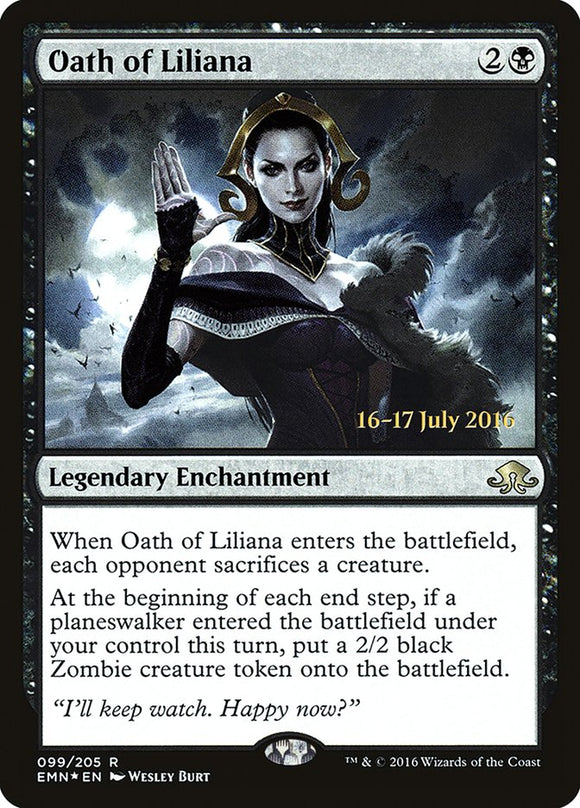 Juramento de Liliana [Promociones de prelanzamiento de Eldritch Moon] 