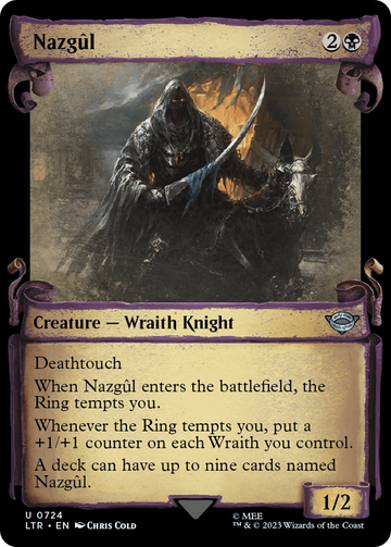 Nazgul (0724) [Pergaminos de presentación de El Señor de los Anillos: Cuentos de la Tierra Media] 