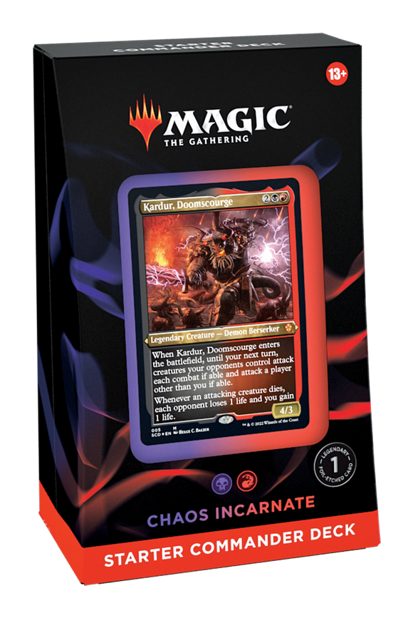 Baraja inicial de Commander (Caos encarnado) 