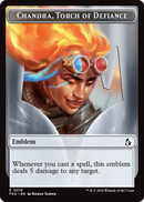 Chandra, Chill of Compliance // Chandra, Torch of Defiance Double-Sided Token [Reality Fracture Tokens]-2
