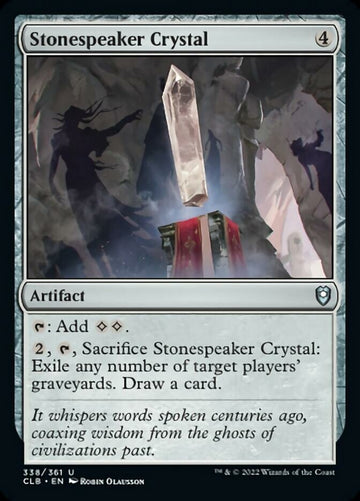 Cristal de Portavoz de Piedra [Commander Legends: Battle for Baldur's Gate] 