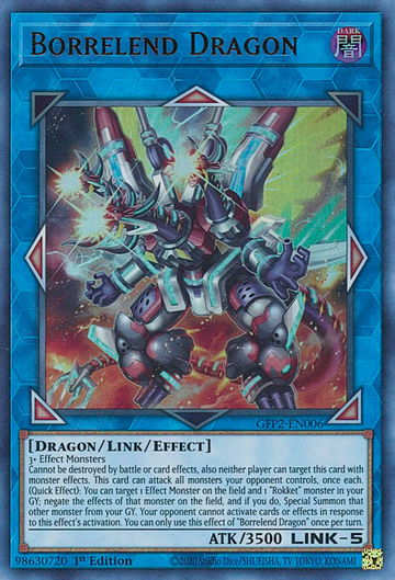 Dragón Borrelend [GFP2-EN006] Ultra raro 