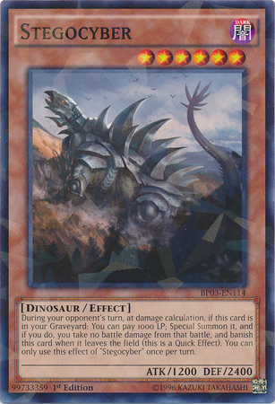 Stegocyber [BP03-EN114] Shatterfoil Raro 