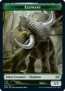 Elephant // Golem Double-Sided Token [Double Masters Tokens]-1