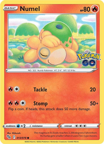 Número (013/078) [Pokémon GO] 