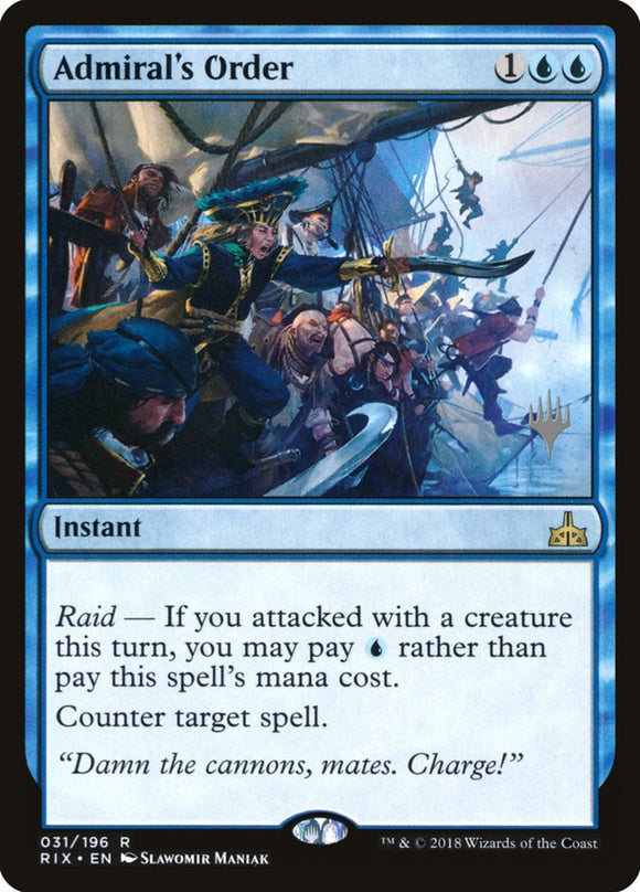 Orden del almirante (paquete promocional) [Promociones de Rivals of Ixalan] 