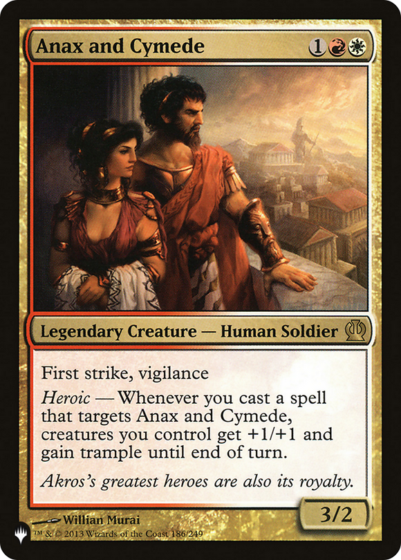 Anax y Cymede [La lista] 