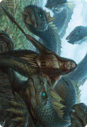 Tarjeta de arte de Entrenador de Hidra [Serie de arte Modern Horizons 3] 