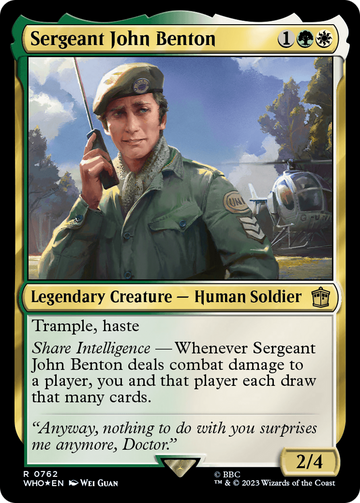 Sargento John Benton (Surge Foil) [Doctor Who] 