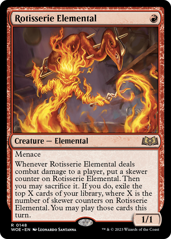 Elemental de asador [Wilds of Eldraine] 