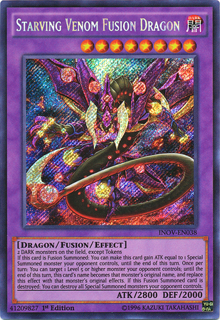 Dragón de fusión venenoso hambriento [INOV-EN038] Raro secreto 
