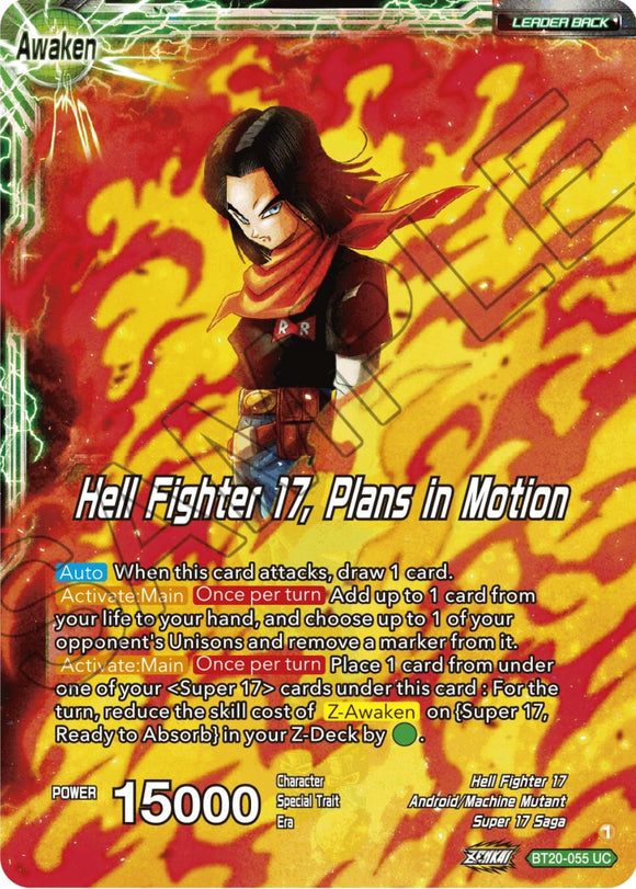 Androide 20 y Dr. Myuu // Hell Fighter 17, Planes en marcha (BT20-055) [Poder absorbido] 
