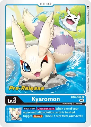 Kyaromon [BT6-002] [Tarjetas de prelanzamiento de Double Diamond] 