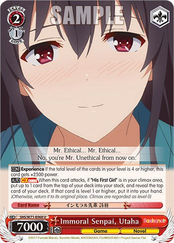 Senpai inmoral, Utaha [Saekano Cómo criar a una novia aburrida. piso] 