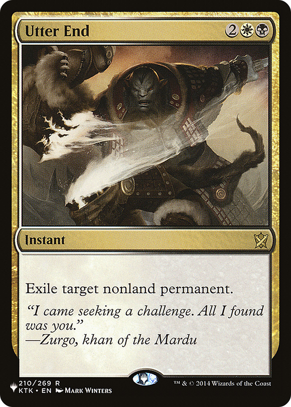 Utter End [Guarida secreta: de lo lindo a lo brutal] 