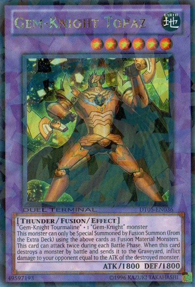 Topacio Caballero Gema [DT05-EN036] Ultra Raro 