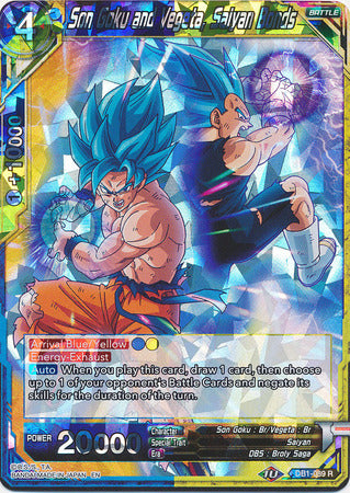 Son Goku y Vegeta, Lazos Saiyan (DB1-089) [Dragon Brawl] 