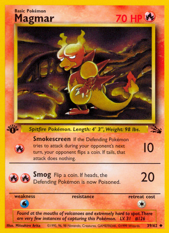 Magmar (39/62) [Fósil 1.ª edición] 