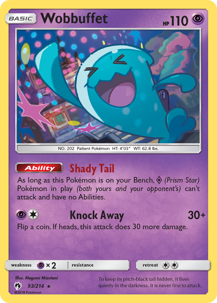 Wobbuffet (93/214) [Sol y Luna: Trueno Perdido] 