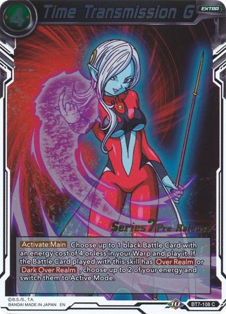 Transmisión de tiempo G (BT7-108_PR) [Promociones de prelanzamiento de El asalto de los Saiyajin] 