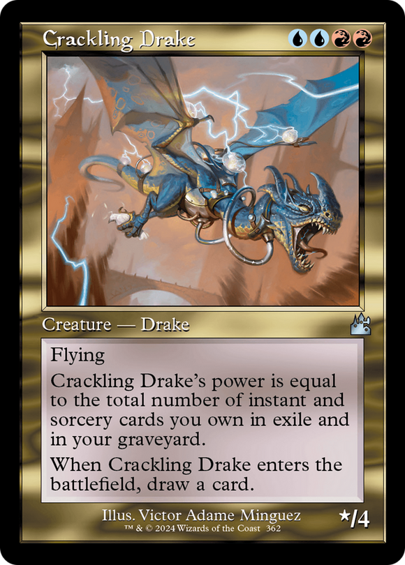 Drake crepitante (fotograma retro) [Ravnica remasterizada] 