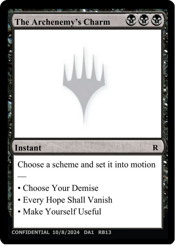 The Archenemy's Charm [Unknown Event]