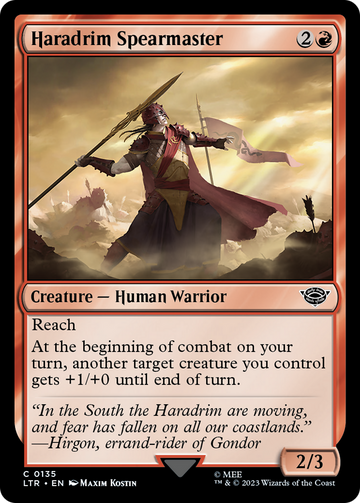 Maestro de la lanza Haradrim [El Señor de los Anillos: Cuentos de la Tierra Media] 