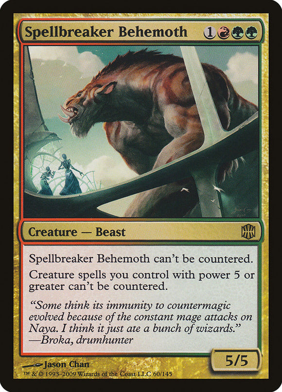 Behemoth rompehechizos (de gran tamaño) [Cartas de gran tamaño] 