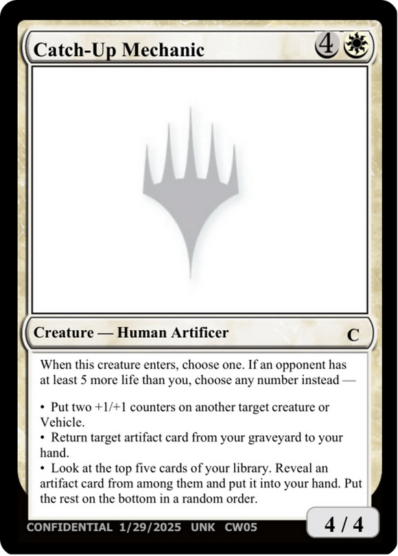 Catch-Up Mechanic [Unknown Event]