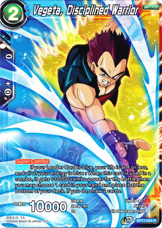 Vegeta, guerrero disciplinado (BT11-054) [Línea de sangre Vermilion] 