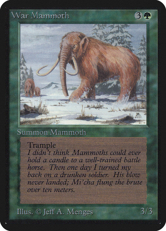 Mamut de guerra [Edición Alfa] 