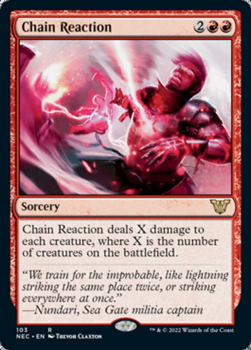 Reacción en cadena [Kamigawa: Neon Dynasty Commander] 